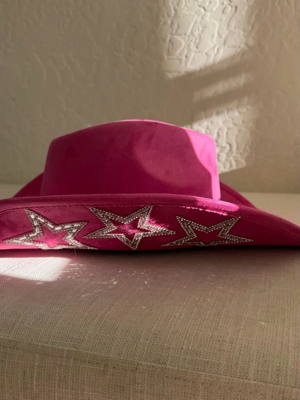 Handmade vibrant pink